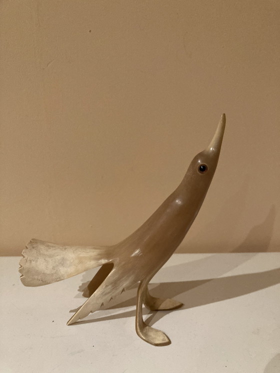 Image 1 of Vintage decoratief vogeltje Mid-century