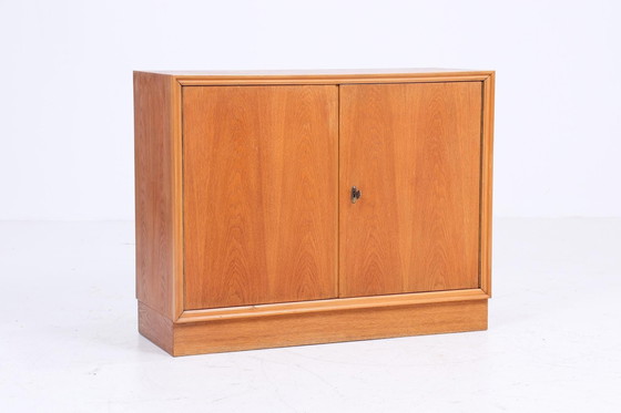 Image 1 of Vintage ladekast uit de jaren 60 | Mid Century kast retro | Opbergmeubel eikenhout