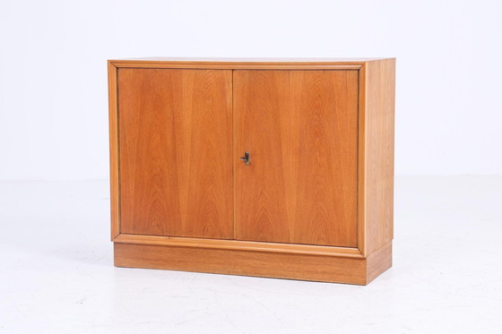 Image 1 of Vintage ladekast uit de jaren 60 | Mid Century kast retro | Opbergmeubel eikenhout