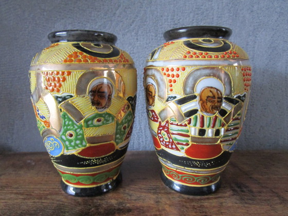 Image 1 of Japans Satsuma Vaasjes
