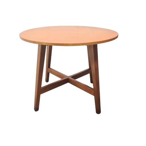 Vintage ronde koffietafel