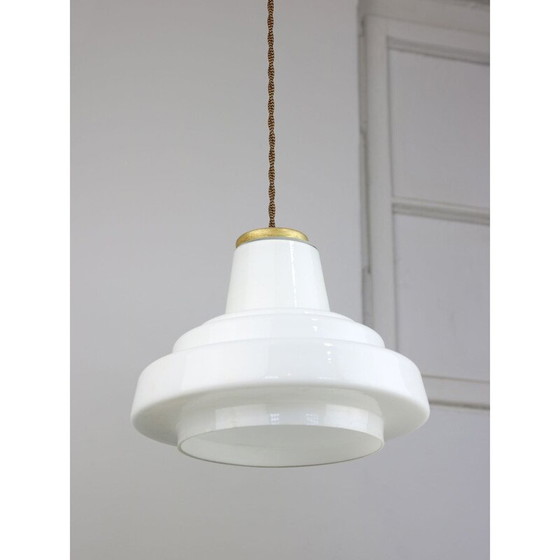 Image 1 of Vintage messing hanglamp, Italië