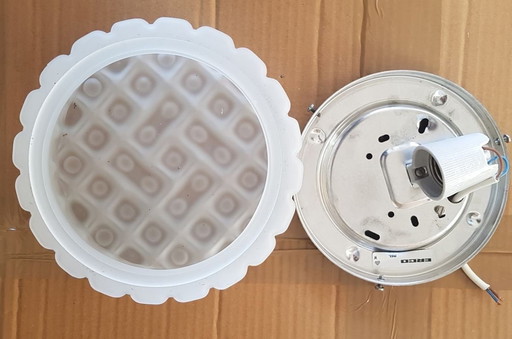 Ronde plafondlamp van Alois Gangkofner voor Erco, 1960S