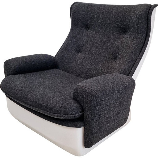 Vintage "Orchidée" fauteuil door Michel Cadestin voor Airborne, Frankrijk 1968