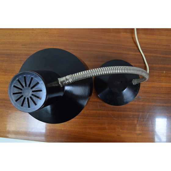 Image 1 of Vintage tafellamp in bakeliet en chroom, Tsjecho-Slowakije 1950