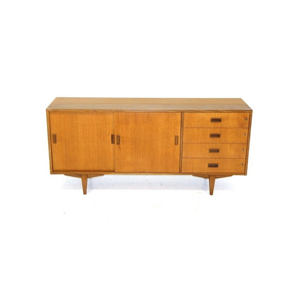 Image 1 of Scandinavisch dressoir van blond teakhout, Zweden 1960