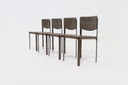 4 X Vintage Matteo Grassi Italië Eetkamerstoelen