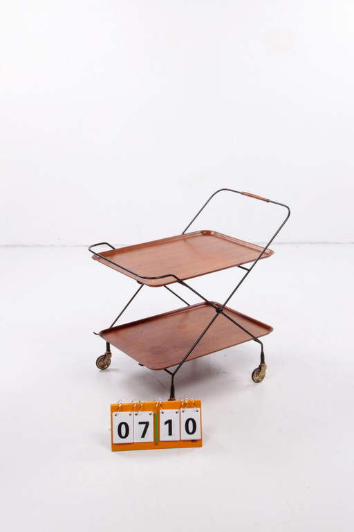 Paul nagel Vintage trolley gemaakt door Jie Gantofta,1960 Zweden.