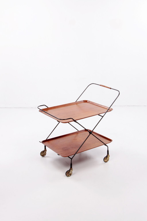 Paul nagel Vintage trolley gemaakt door Jie Gantofta,1960 Zweden.