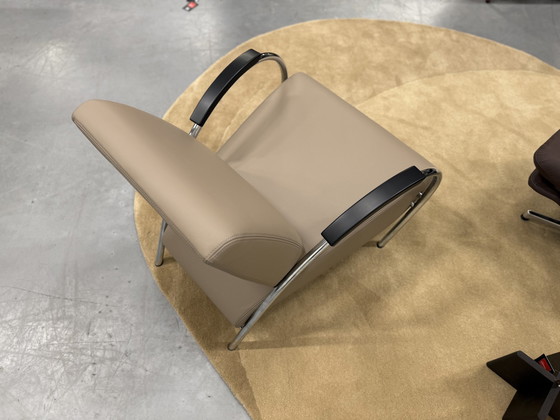 Image 1 of Gelderland 5770 Lotus Fauteuil Taupe Ohman Leer 