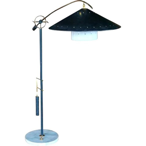 Vintage vloerlamp van angelo brotto & esperia 1960