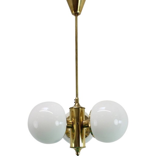 Vintage hanglamp van Kamenicky Senov, Tsjecho-Slowakije 1970