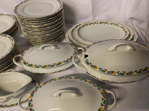 155x Art Deco Servies