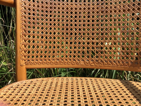 Image 1 of 4x Vintage Ligna Thonet stoel