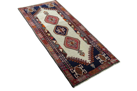 Image 1 of Handgeknoopt Gabbeh nomadisch tapijt - 195 X 89 cm