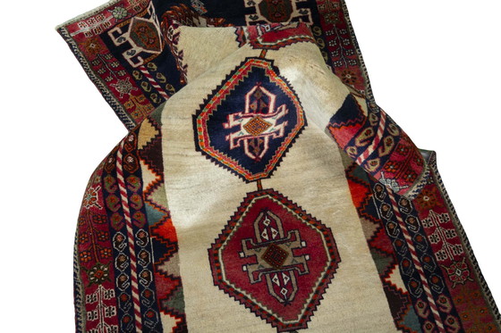 Image 1 of Handgeknoopt Gabbeh nomadisch tapijt - 195 X 89 cm