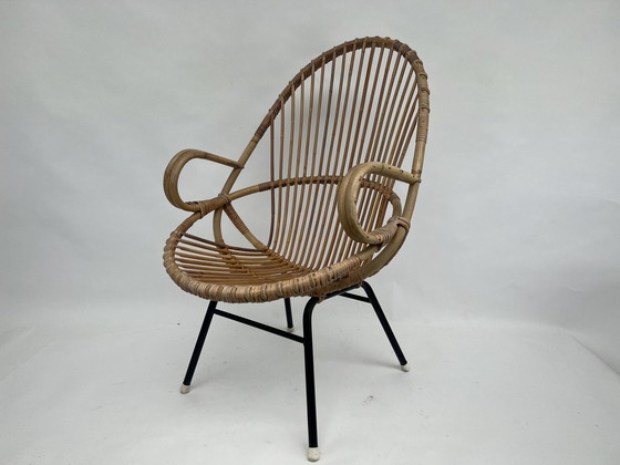 Image 1 of Rohé rattan vintage stoel