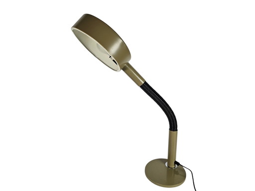 Hala Zeist - Model 708 - Bureaulamp - Olijfgroen - Flexibele Arm - 1970'S