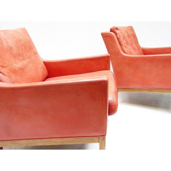 Image 1 of Paar vintage lounge stoelen van Kai Lyngfeldt Larsen voor Søren Willadsen, Denemarken 1960