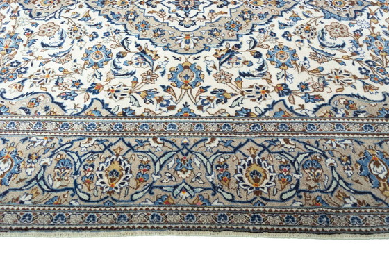 Image 1 of Handgeknoopt Keshan oosters tapijt van kurk - 303 X 200 cm