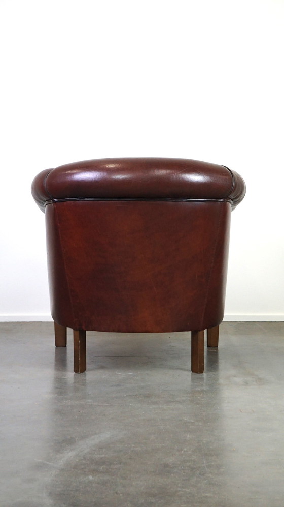 Image 1 of Vintage schapenleren clubfauteuil