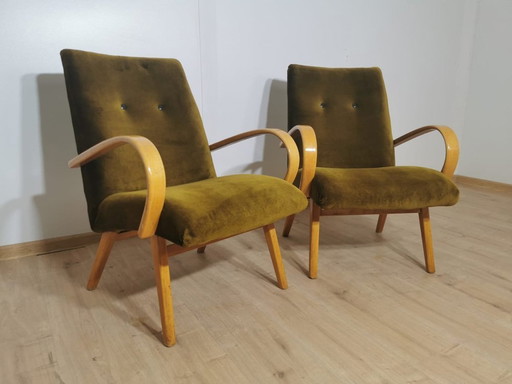 Vintage fauteuils van Jaroslav Smidek