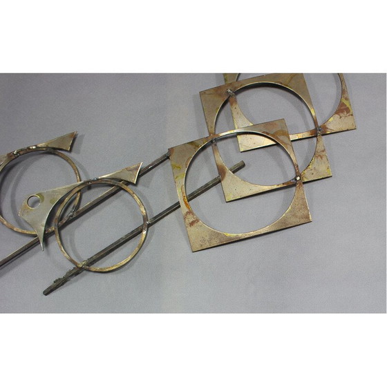 Image 1 of Vintage wandsculptuur Brutalist door Henrik Horst, Denemarken 1970