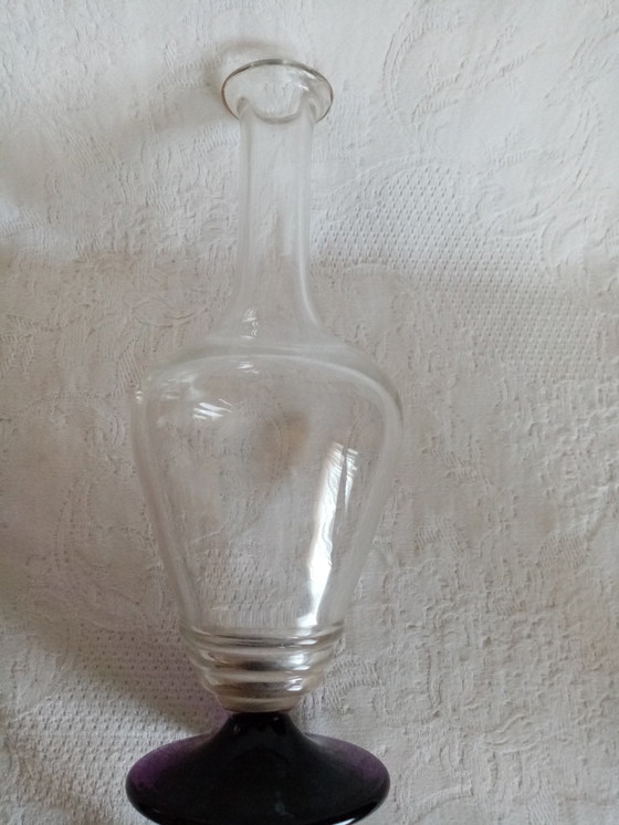 Image 1 of Salviati/Murano glazen wijn/water karaf 1950/60S (35cm)