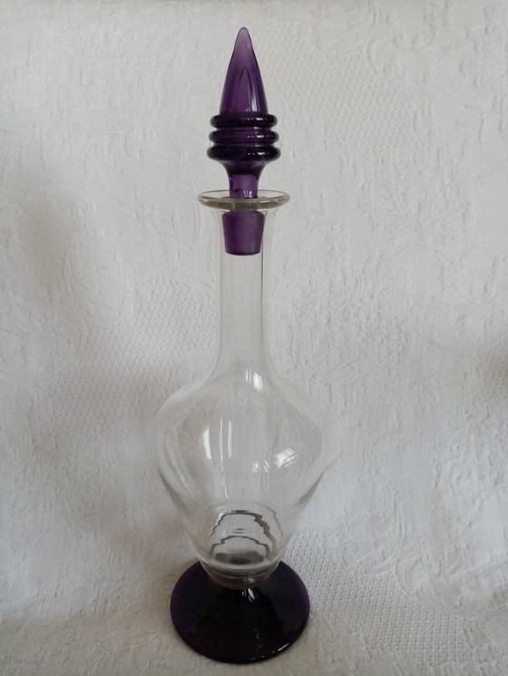 Image 1 of Salviati/Murano glazen wijn/water karaf 1950/60S (35cm)