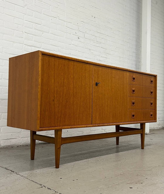 Image 1 of Scandinavisch Vintage Dressoir In Teak