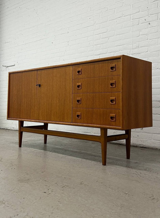 Image 1 of Scandinavisch Vintage Dressoir In Teak