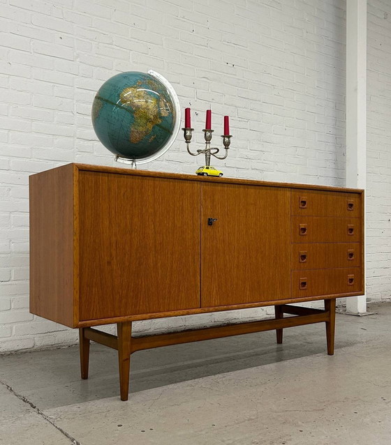 Image 1 of Scandinavisch Vintage Dressoir In Teak