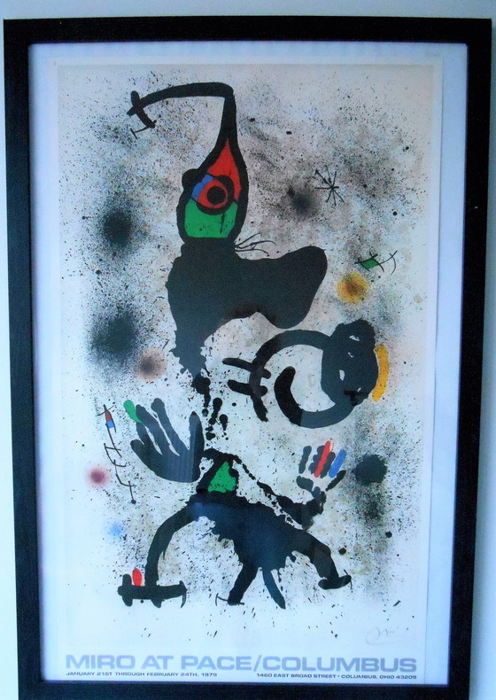 Image 1 of Joan Miró -  originele tentoonstellingsposter