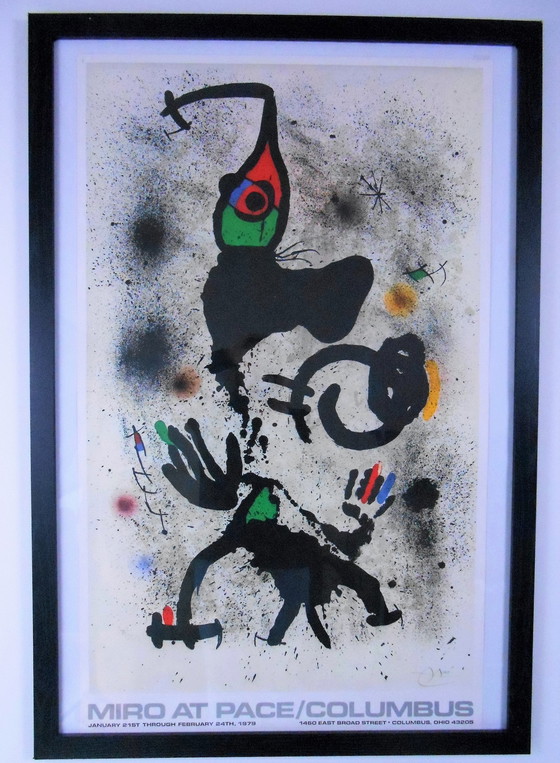 Image 1 of Joan Miró -  originele tentoonstellingsposter