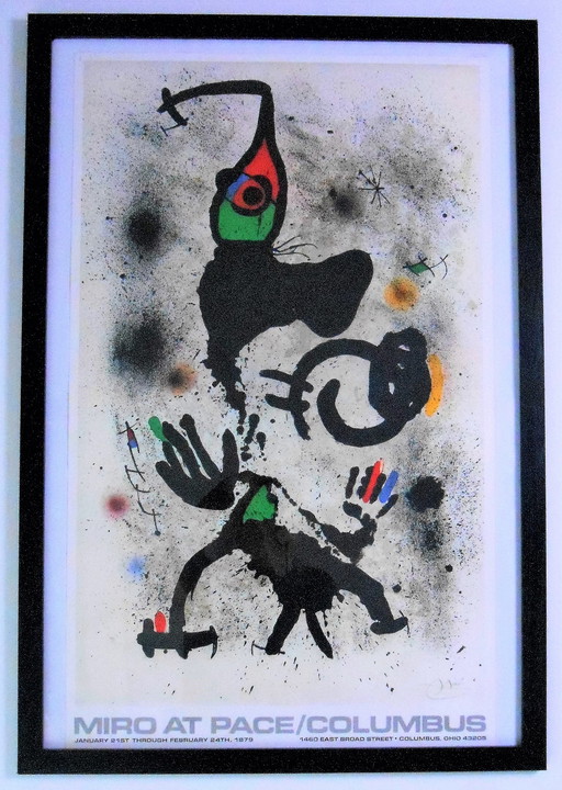 Joan Miró -  originele tentoonstellingsposter