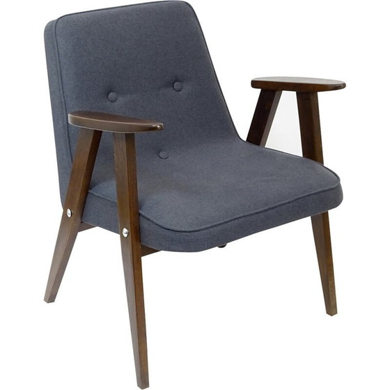 Image 1 of Poolse 366 Fauteuil van Józef Chierowski voor Dolnośląska Fabryka Mebli - 1960