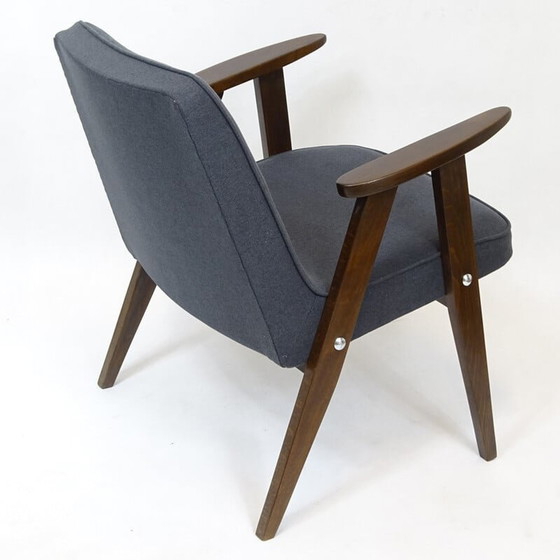 Image 1 of Poolse 366 Fauteuil van Józef Chierowski voor Dolnośląska Fabryka Mebli - 1960