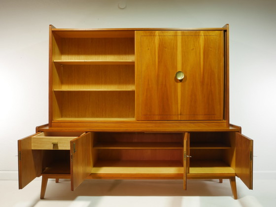 Image 1 of Vintage highboard, woonkamer kast, jaren 60, Duitsland