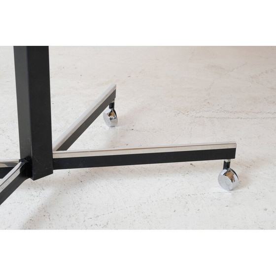 Image 1 of Vintage teakhouten verstelbare bijzettafel, 1960