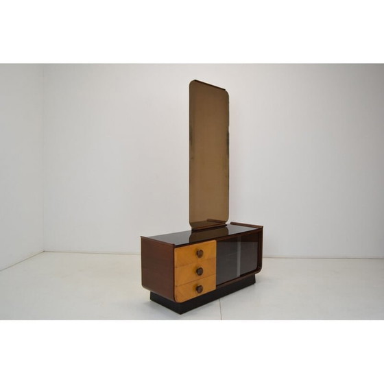 Image 1 of Vintage houten kaptafel, Tsjecho-Slowakije 1950