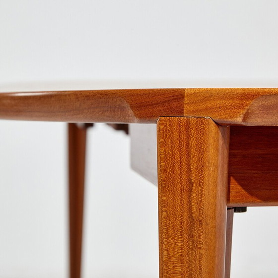 Image 1 of Vintage teakhouten tafel van Henry Rosengren Hansen voor Brande Møbelindustri, 1960