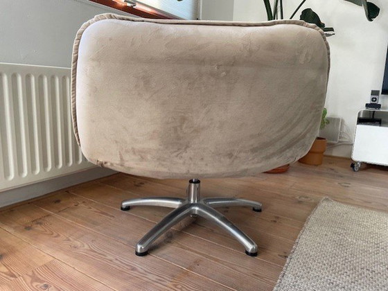 Image 1 of J-Line Fauteuil Beige Velvet