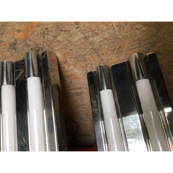 Image 1 of Paar Vintage wand- of plafondlamp licht 1960