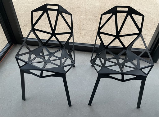 4x Magis Chair One Black