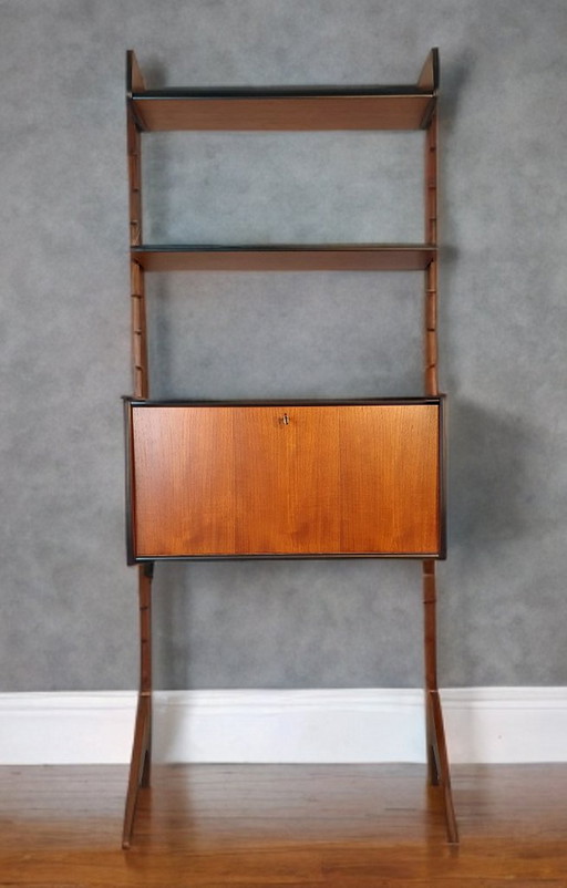 Noors teak Ergo secretaire van Blindheim, 1960S