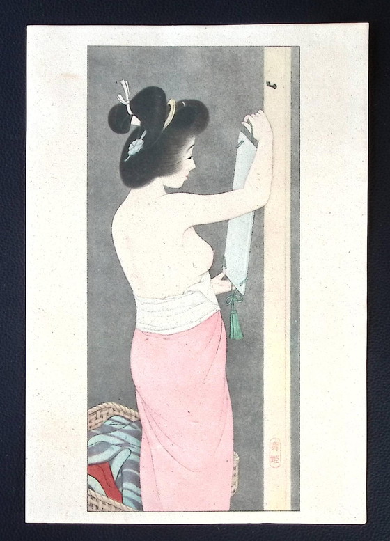 Image 1 of 8x Kikō hakkei - Naakte schoonheden lithopapier