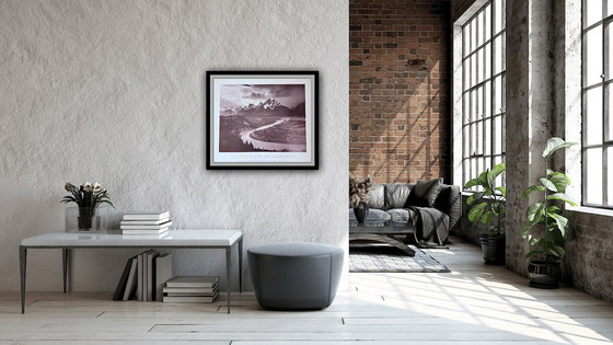 Image 1 of Lithografische Foto Print: Ansel Adams: “The Tetons and the Snake River, 1942”