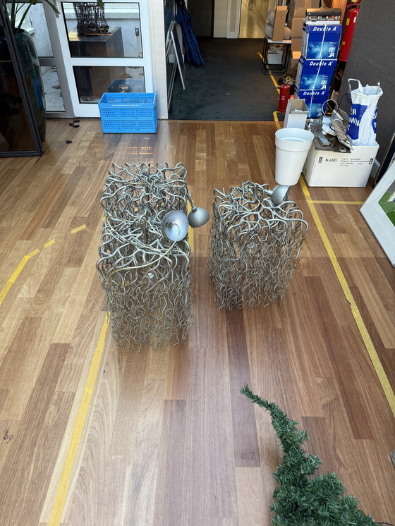 Image 1 of Brand Van Egmond Hanglampen Type Hollywood  3 Stuks