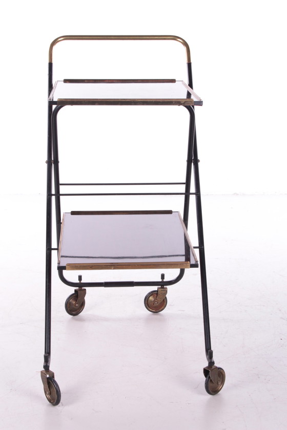 Image 1 of Vintage Franse Serveertrolley of Drankenkar,1960s