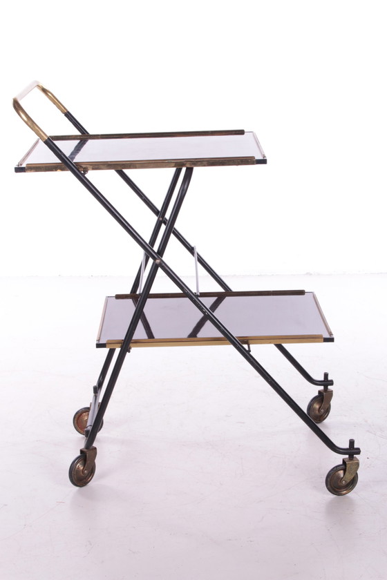 Image 1 of Vintage Franse Serveertrolley of Drankenkar,1960s